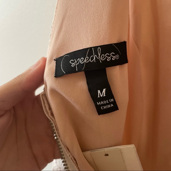 Speechless White Lace Sleeveless Dress - Picture 8 of 9